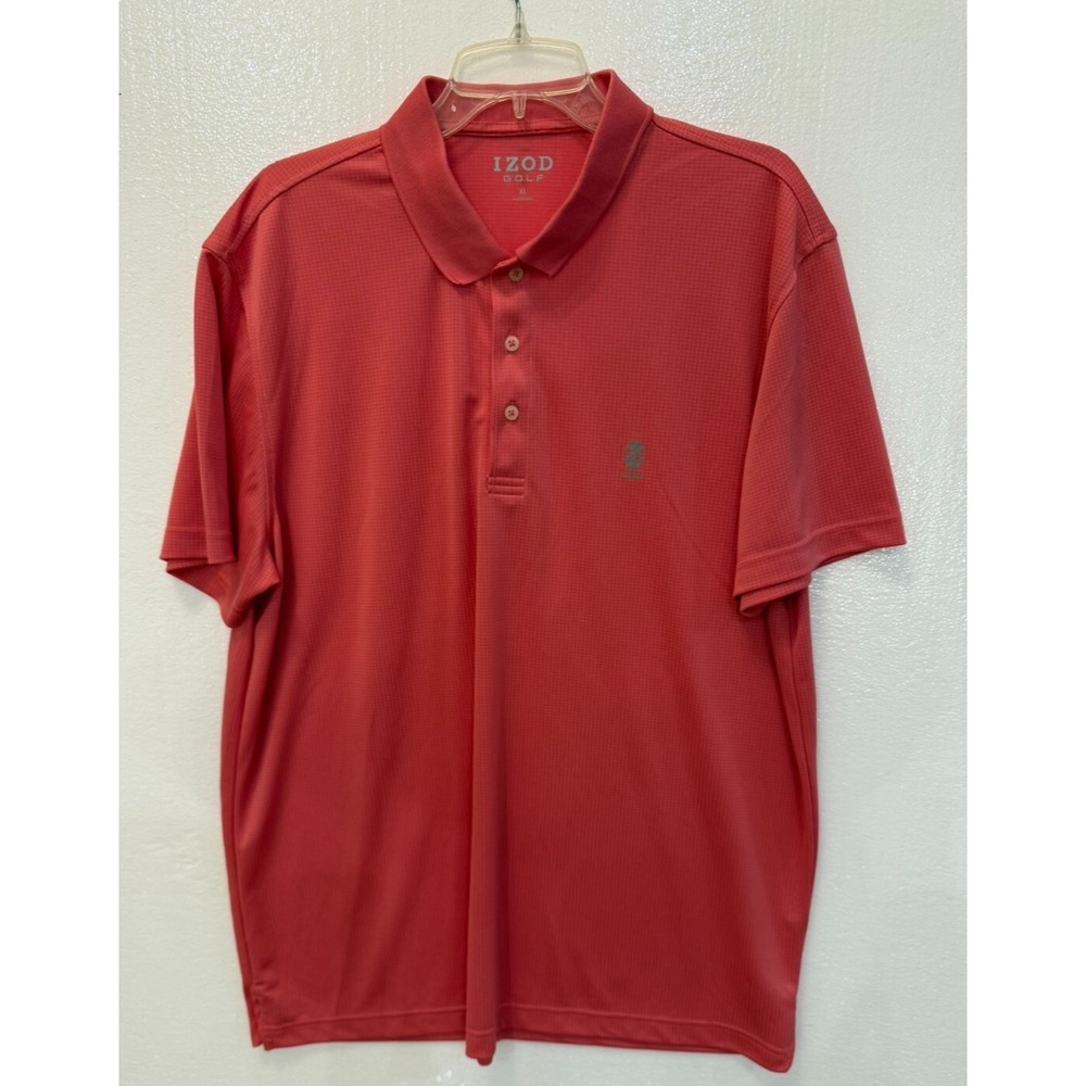 Izod Men's‎ XL Performance Coral Golf Polo